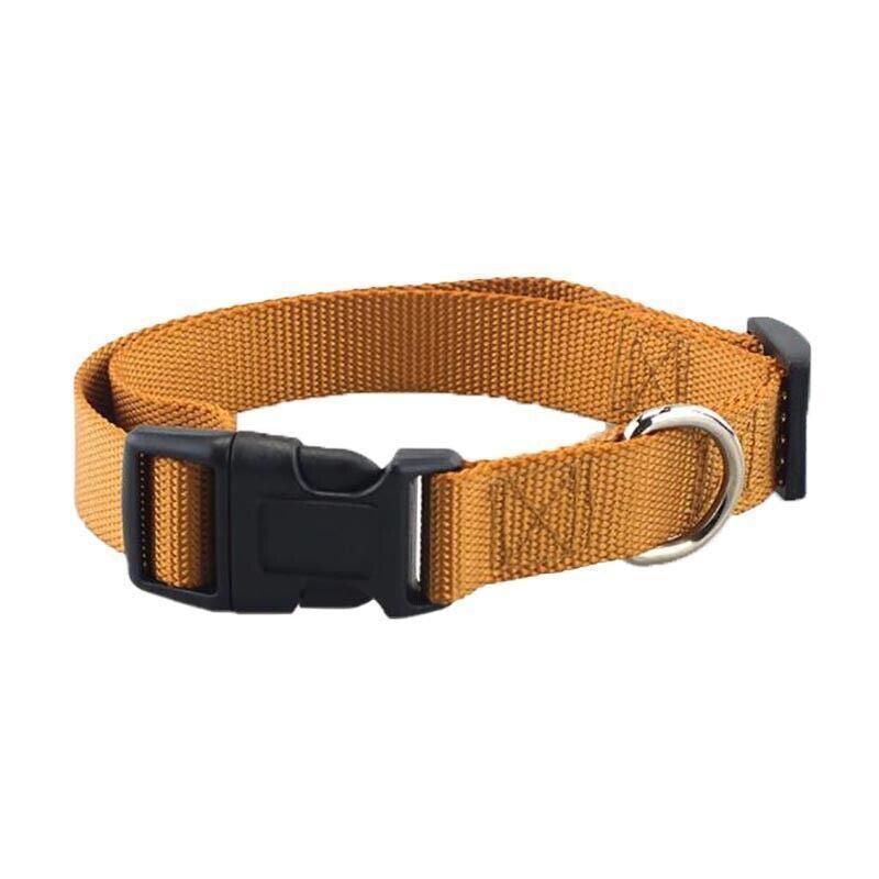 S Size Dog Puppy Pet Collar Adjustable Nylon Toy Small Pink Blue Red Black - Yellow