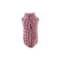 Puppy Dog Jumper Winter Warm Knitted Sweater Pet Clothes Small Dogs Coat Thermal XL - Leather Pink