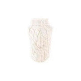 Puppy Dog Jumper Winter Warm Knitted Sweater Pet Clothes Small Dogs Coat Thermal XL - White