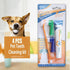 Pet Dog Teeth Cleaning Toothpaste with Toothbrush and Backup Brush Vanilla Flavoured