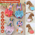 Female Pet Dog Cat Puppy Pant Menstrual Sanitary Nappy Diaper Wrap Underwear Blue - L