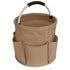 Portable Handheld Collapsible Tool Organizer Storage Box for Home Workshop Tools - Khaki