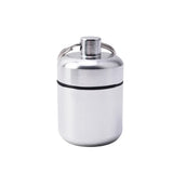 6Pcs Mini Sealed Metal Aluminum Tin Small Item Storage Jar Container Box Use - Silver