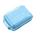 Three Layer Folding Medicine Box Portable 8 Cell Mini Pill Case Sealed Storage - Blue