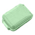 Three Layer Folding Medicine Box Portable 8 Cell Mini Pill Case Sealed Storage - Green