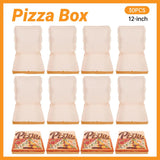 30 Pcs 12-Inch Pizza Takeaway Boxes Food Grade Leakproof Greaseproof