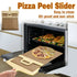 Wooden Pizza Sliding Tray With Handle Household Baking Chopping Board Spatula