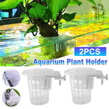 Adjustable Wall Mounted Aquatic Plant Cup for Emersed Plants Water Grass Holder