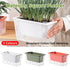 Balcony Vegetable Pot Planter Lazy Self Priming Flower Pot for Indoor Gardening - Green