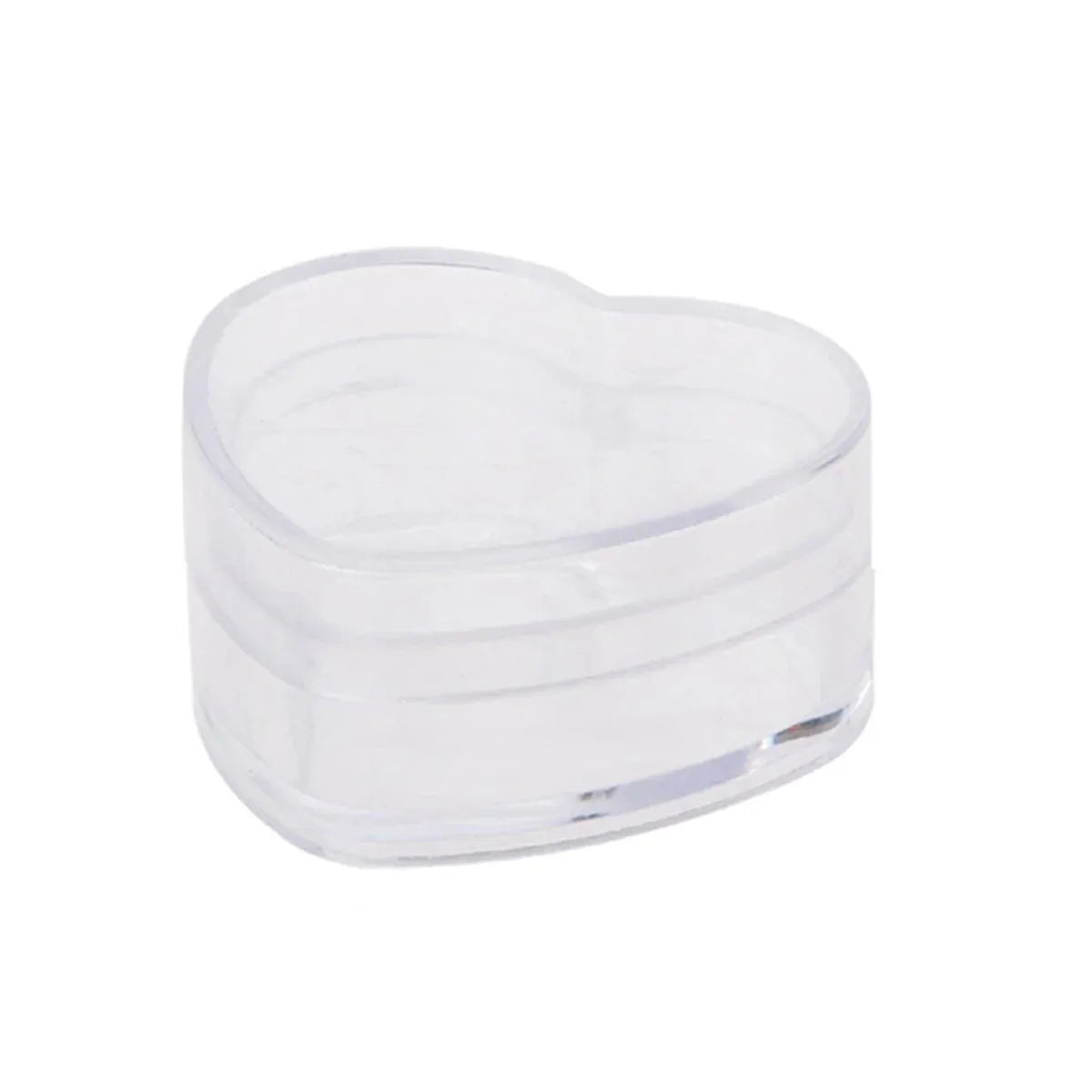 20pcs Heart Shaped Plastic Gift Packaging Boxes for Candy Jewelry and Favors - 3.7x6.5x5cm