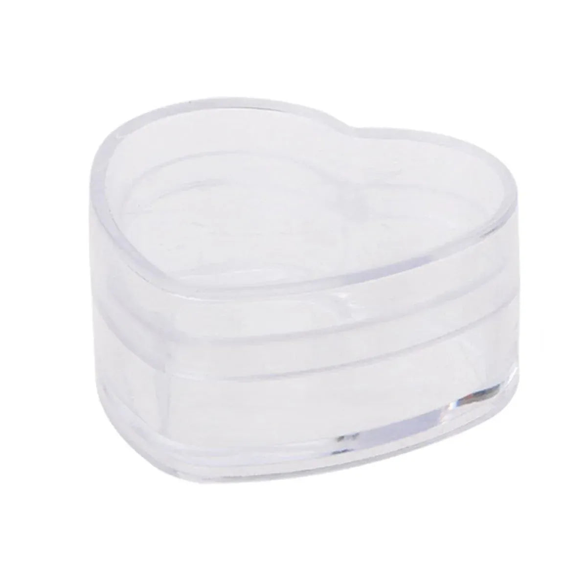 20pcs Heart Shaped Plastic Gift Packaging Boxes for Candy Jewelry and Favors - 4.6x8x7cm