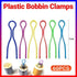 Colourful Bobbin Holder Clips for Thread Spools Sewing and Embroidery 60PCS