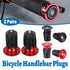 2Pairs Mountain Bike Handlebars Handlebar Covers Plugs Cycling Accessories Grips