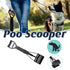 Long Handle Pet Pooper Scooper with Clamping Jaw for Dog Waste Pickup Outdoor Use