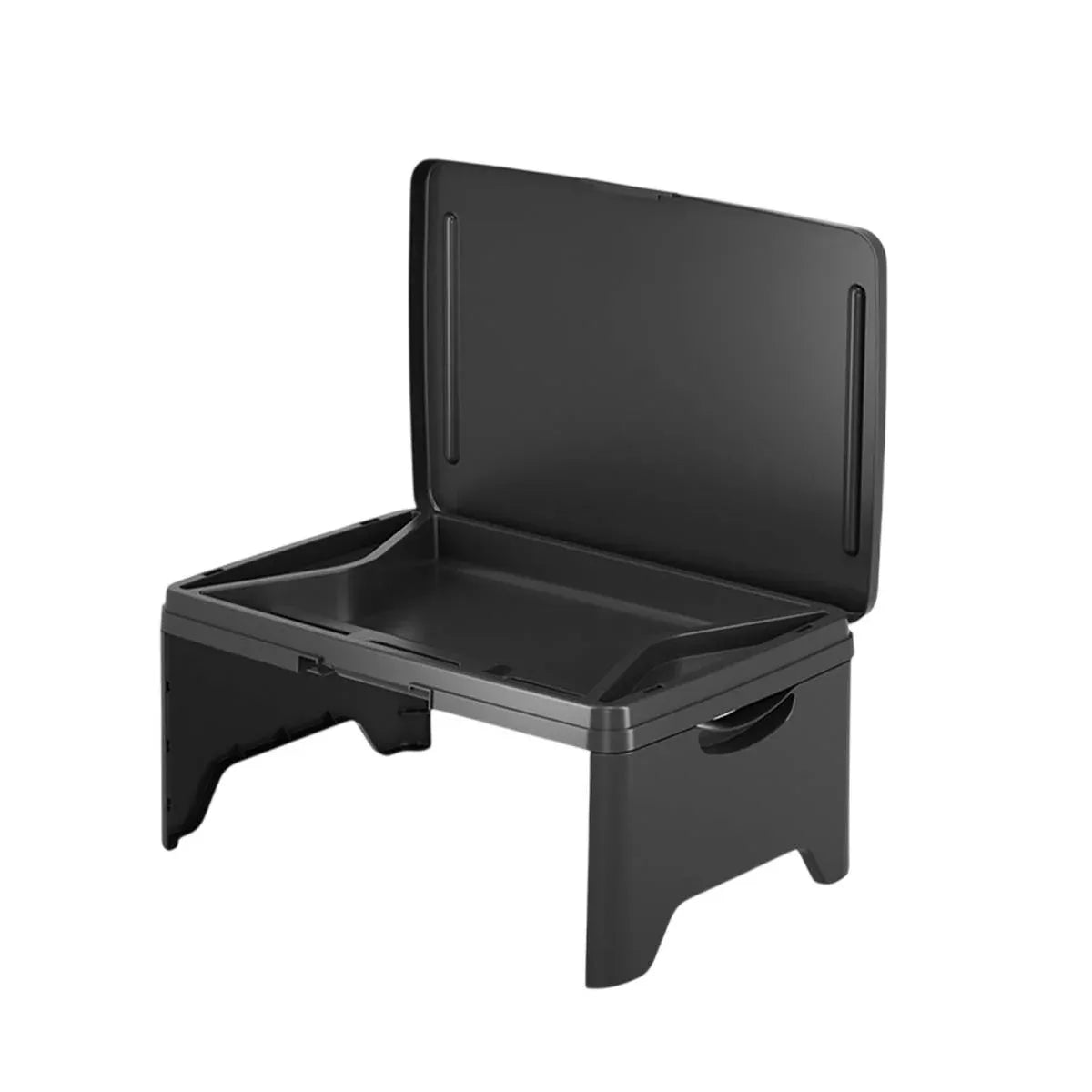 Portable Multifunctional Folding Table Lap Desk Lightweight Home Bedroom Use - Black