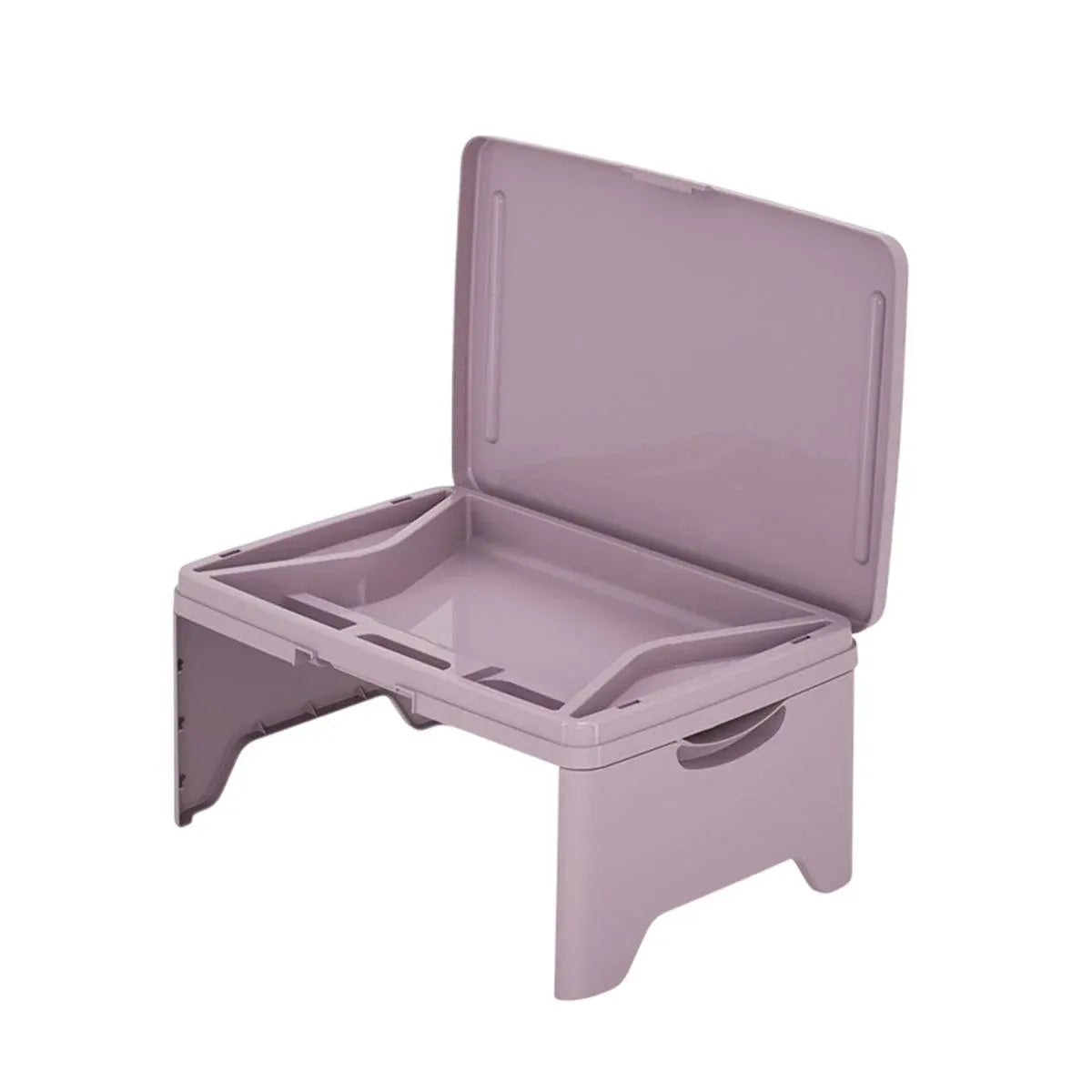 Portable Multifunctional Folding Table Lap Desk Lightweight Home Bedroom Use - Purple