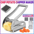 Chip Potato Chipper Maker French Fries Dicer Slicer Chopper Cutter and 2 Blades