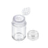 10Pcs Clear Powder Jar with Lid Airtight Refillable Cosmetic Storage Jar - Clear
