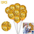 Leopard Spot Print Balloons X 12 Safari Zoo Jungle Farm Animal Party Decoration