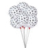 12pcs Cow Print or Paw Print Balloons White Latex Party Decorations 12 Inch - Paw
