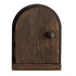 Solid Wood Wall Switch Protector Cover Socket Decorative Frame Masking Cover - Dark Wood