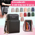 Women Crossbody Phone Purse Touch Screen Bag Rfid Blocking Wallet Shoulder Strap - Dark Pink
