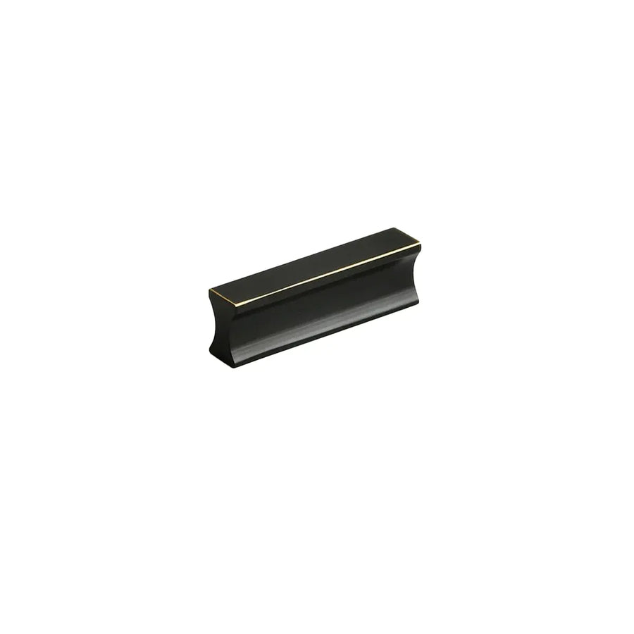 Pure Copper Handle North Black American Style for Closet Drawer Cabinet Door - 32mm