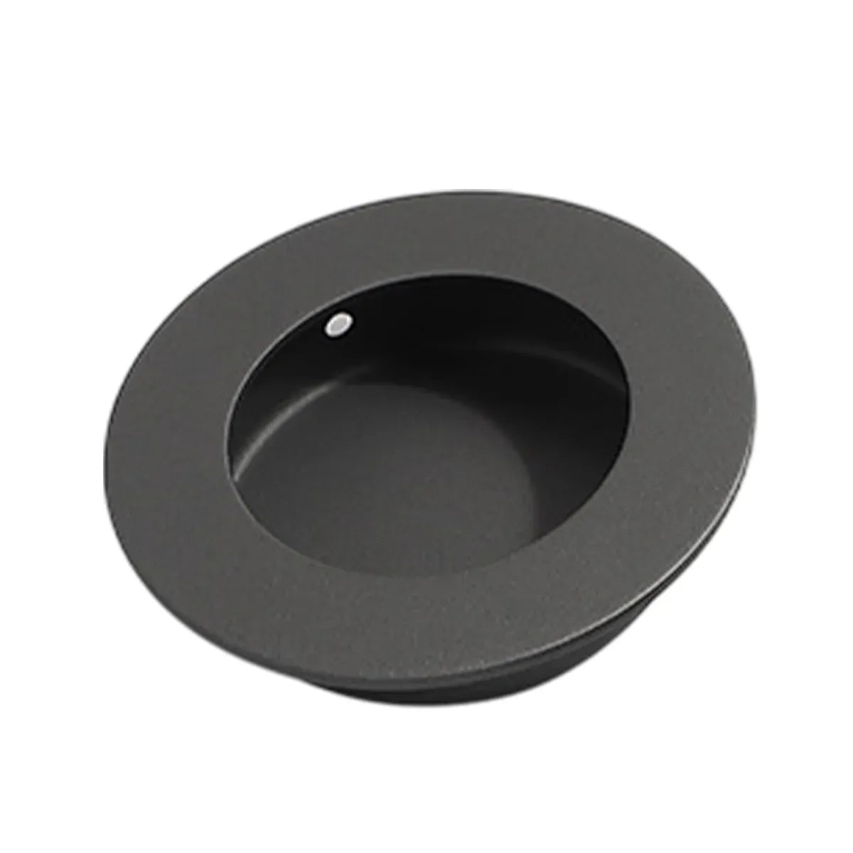 Inward Hinged Circular Invisible Handle Cabinet Furniture Embedded Pull Handle - 65mm