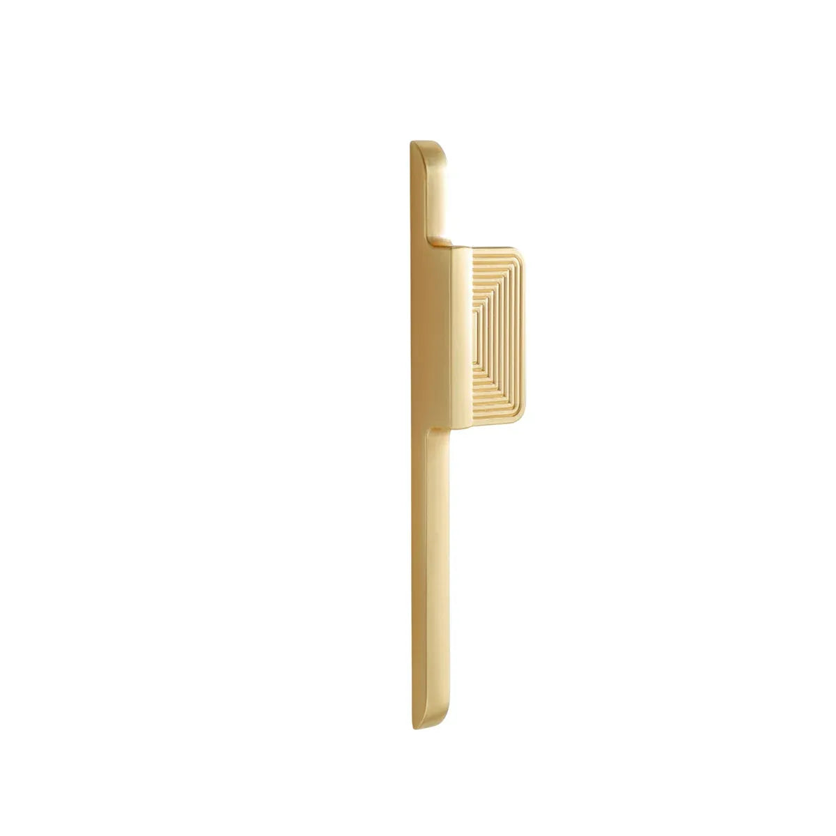 Modern Wardrobe Cabinet Handles Simple Door Pull Handles Home Furniture Hardware - Copper-S