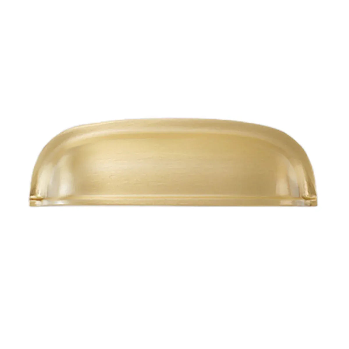 Retro Brass Cup Drawer Handle 2 Hole Vintage Cabinet Pull for Furniture Door and Drawer - Copper
