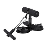 Sit Up Assistant Device Portable Suction Cup Fitness Tool Home Abdominal Trainer - Black
