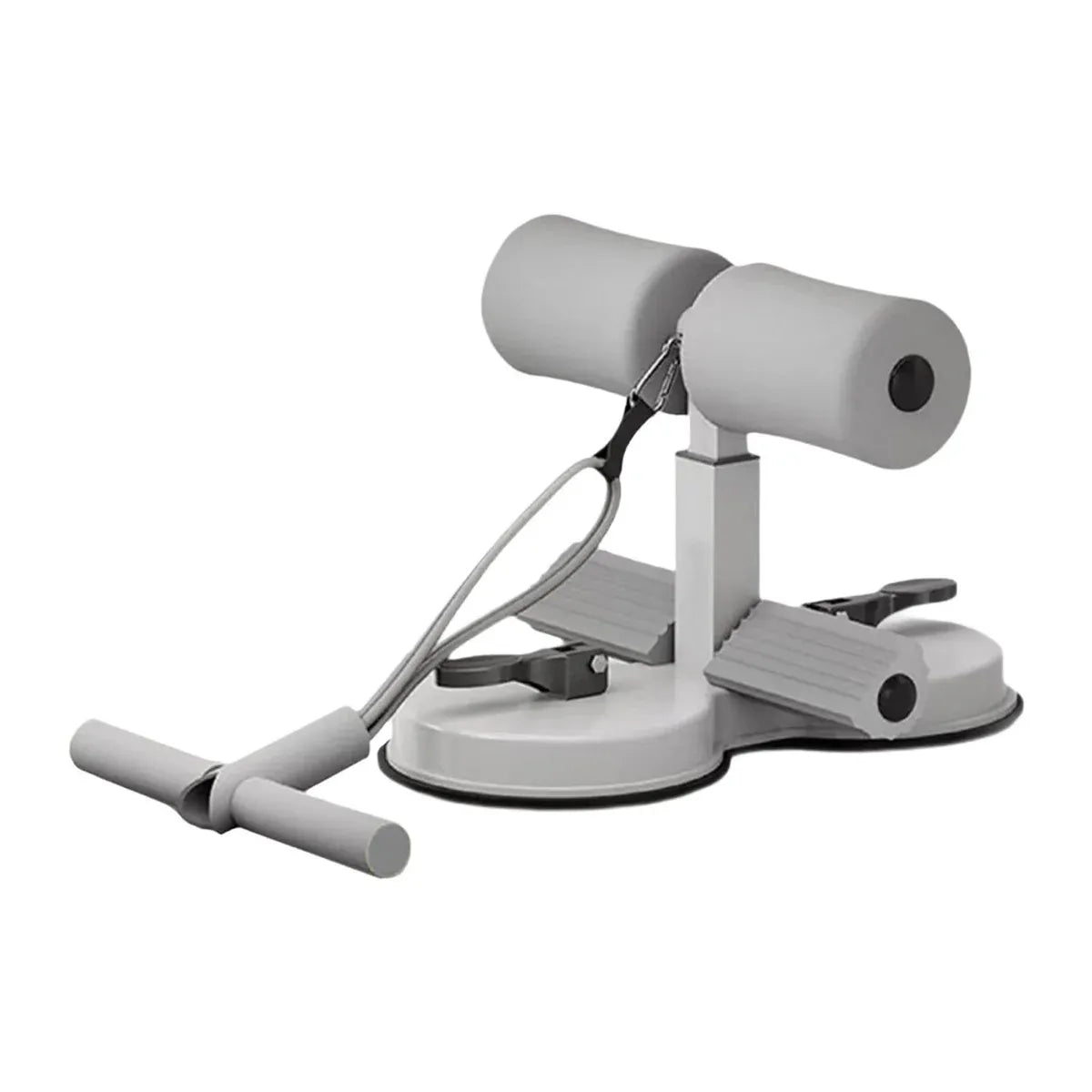 Sit Up Assistant Device Portable Suction Cup Fitness Tool Home Abdominal Trainer - Grey