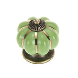 Pumpkin Ceramic Vintage Door Knobs Cabinet Drawer Cupboard Kitchen Pull Handle