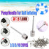 Stainless Steel Ball Pump Needle Inflator Pin for Football Basketball Volleyball - 10PCS