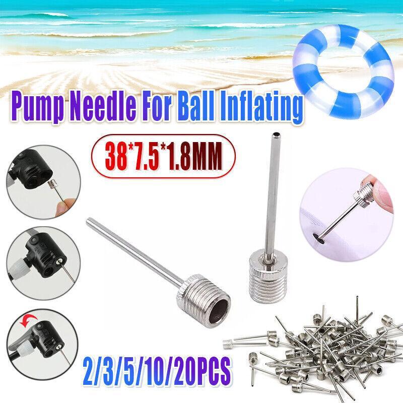 Stainless Steel Ball Pump Needle Inflator Pin for Football Basketball Volleyball - 3PCS