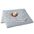 Cooling Summer Quilt 180 x 200cm Ice Silk Solid Colour Lightweight Comforter - Grey