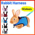 Rabbit Vest Harness Leash Lead Small Animal Pet Mesh Hamster Bunny Traction Rope S - Pink
