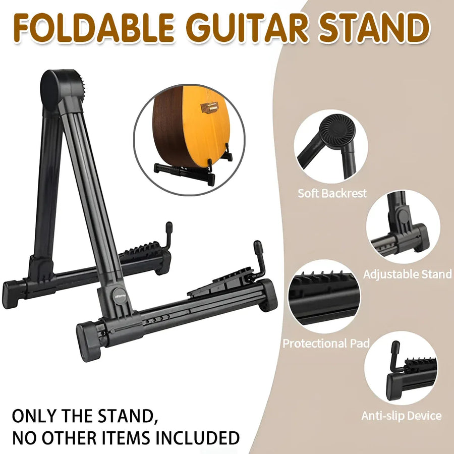 Folding Guitar Stand Pedestal Bracket Guitar Stand Floor Stand Portable Stand