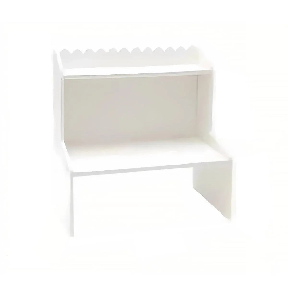 Elevated Double Layer Desktop Storage Rack for Office Dormitory Cosmetics Books - S