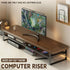 Monitor Stand Riser Desktop Shelf Organizer with Storage Mesh for PC Laptop
