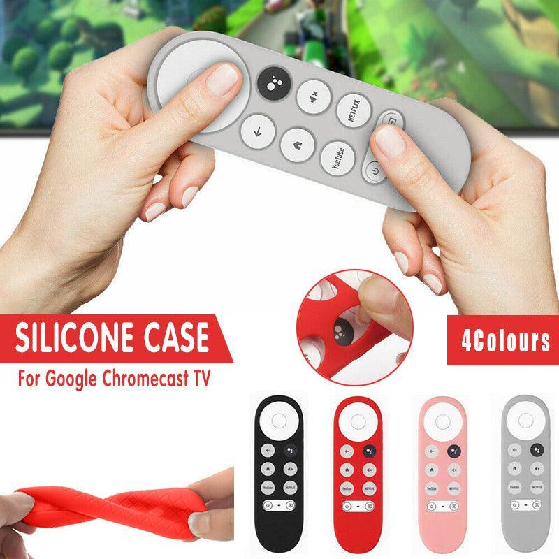 Silicone Case Protective Cover Shell For Google Chromecast Tv 2020 Voice Remote - Blue