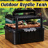 Outdoor Reptile Tank Ventilated Terrarium for Lizards Snakes Turtles Pet Habitat