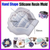 Hand Shape Silicone Resin Mold For DIY Epoxy Tray Jewellery Holder Casting