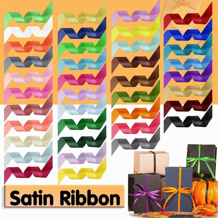 10mm Width Satin Hair Ribbon Wedding Party Decoration Gift Banquet 3m - Light Purple
