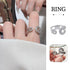Sweet Adjustable Open Ring Fashion Jewellery Round Double Layer Ring