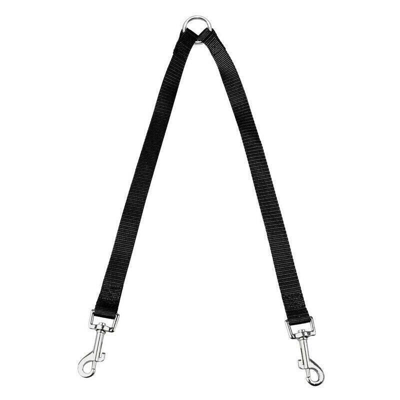 2 Way Double Dual Dog Leash Lead Walk 2 Dogs With One Lead Coupler Nylon Harness