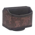 Leather Remote Control Holder 360 Degree Spinning Desk TV Remote Table Organizer - Brown