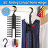 360 Degree Rotating Tie Hanger with 20 Hooks for Closet Scarves Belts Organisation