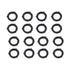 100pcs Silicone Rubber Seal Gasket Ring for Pipe Fitting Water Leak Proof - 1/2 inch Gasket