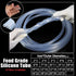 Transparent Silicone Rubber Tube Food Grade Hose Clear Soft for Beer Milk 10M - 3x5mm
